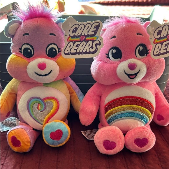 Care Bears Other - Care Bears Plush Duo - Pink and Rainbow